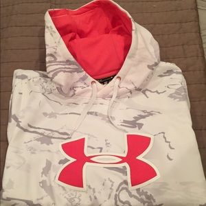 Under Armour White camo hoodie